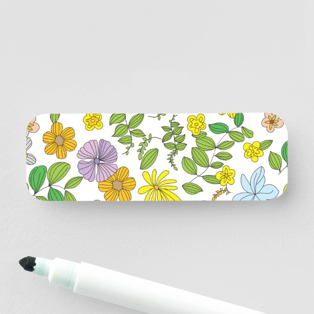 Porte-nom Ma conception de fleurs (En situation)