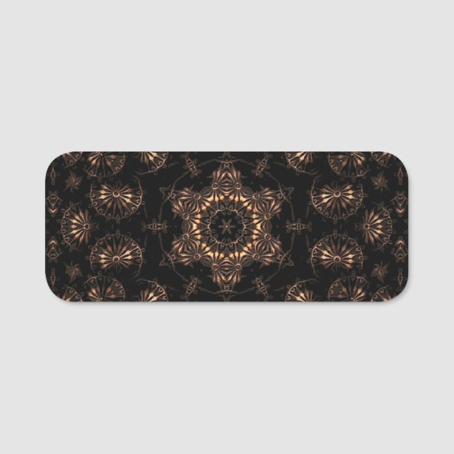 Porte-nom Mandala de l'âge de bronze (Devant)