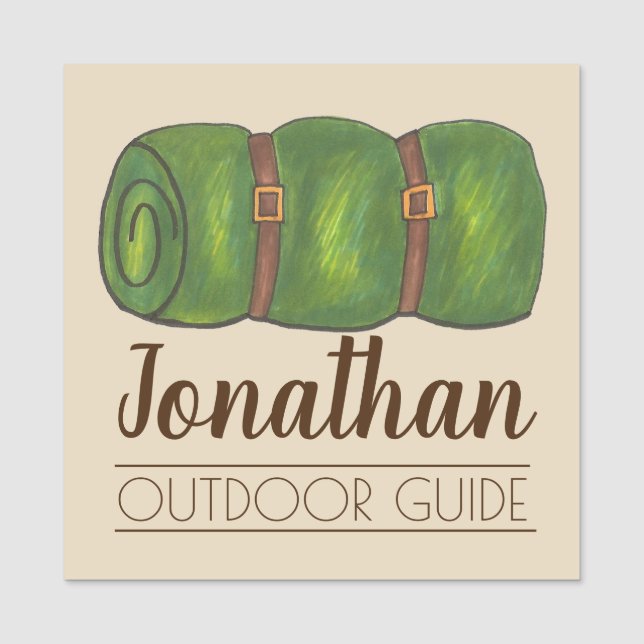 Porte-nom Matériel de camping Camp Sac de couchage Randonnée (Devant)