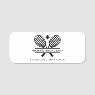 Porte-nom Membres professionnels du club de tennis de pelous