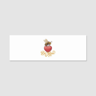 Porte-nom Mignonne, sois mienne en nid d'abeille