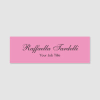 Minimaliste personnalisé customisé nom couleur ros