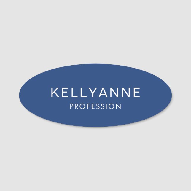 Porte-nom Modern Simple Magnetic Professional (Devant)