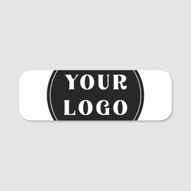 Porte-nom Moderne, élégant, élégant et personnalisable (Devant)