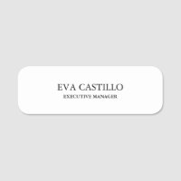 Moderne tendance Elégant Simple White Manager