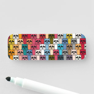 Porte-nom Monster Panda