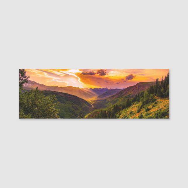 Porte-nom Montagne (Devant)