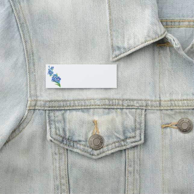 Porte-nom Ne m'oubliez pas, Jardin de l'aquarelle (En situation)