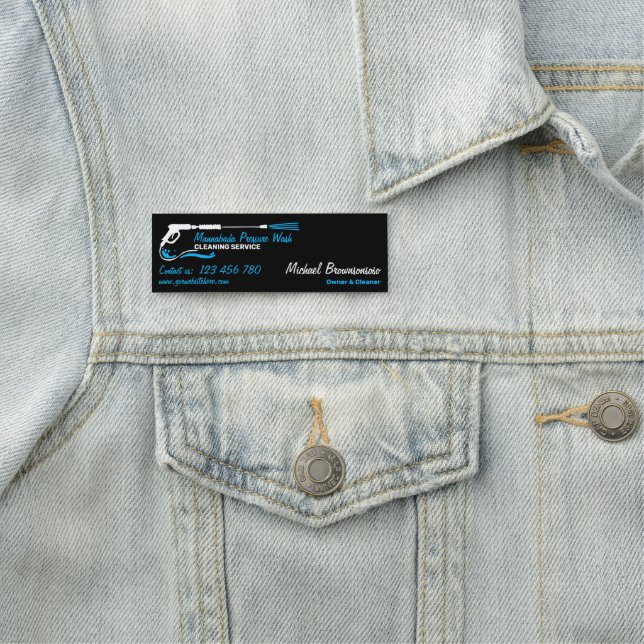 Porte-nom Nettoyage haute pression de détail automatique noi (En situation)