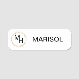 PORTE-NOM NIP MAGNÉTIQUE DE L'ONGLET 3" X 1" 