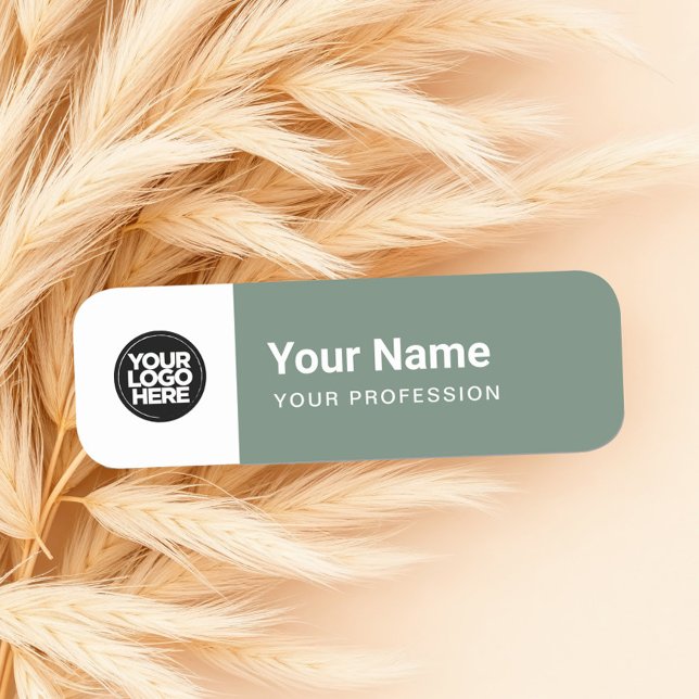 Porte-nom Nom de l'épingle verte Sage Balise ou magnétique a (Créateur téléchargé)