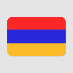 Porte-nom Nom patriotique avec drapeau d'Arménie