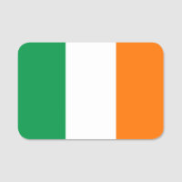 Nom patriotique avec drapeau d'Irlande