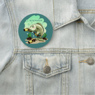 Porte-nom Nom personnalisé Poisson de boisson