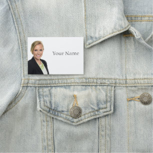 Porte-nom NOUVEAUTÉ ! Balise de nom - Rectangle de 3 pouces