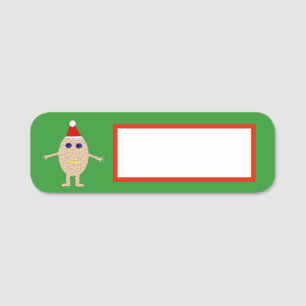 Porte-nom Oeuf de Noël amusant
