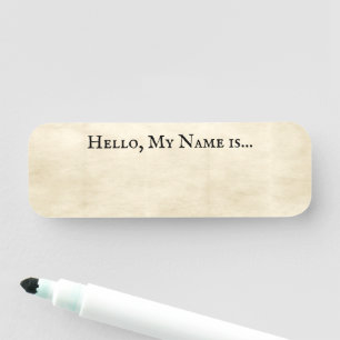Porte-nom Page Ancien carnet de parachutage Vintage Apparenc