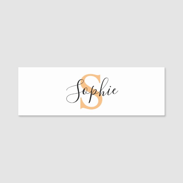 Porte-nom Personalised Your Name, Custom Name, Birthday Gift (Devant)