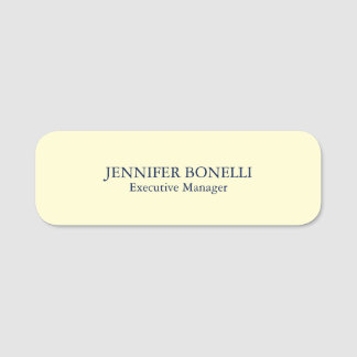 Porte-nom Personalized minimalist add your name cream color