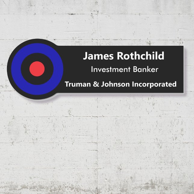 Porte-nom Personnaliser le nom Balise Ajouter votre logo Mag (Créateur téléchargé)