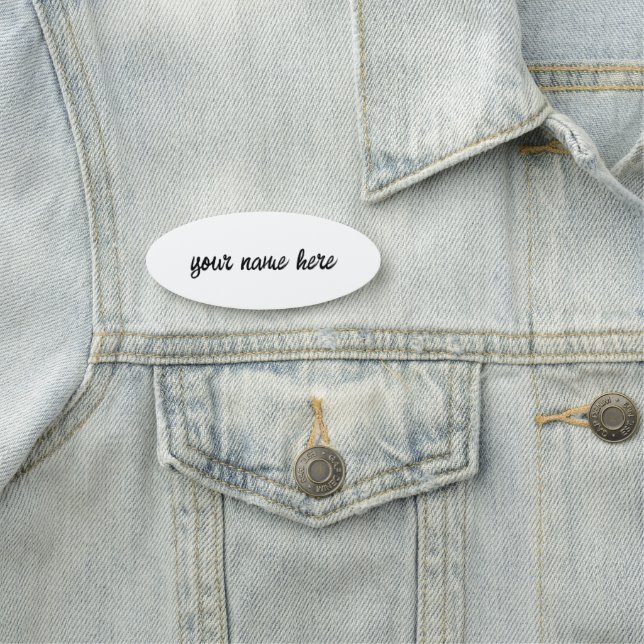 Porte-nom Personnaliser ou Customiser (En situation)