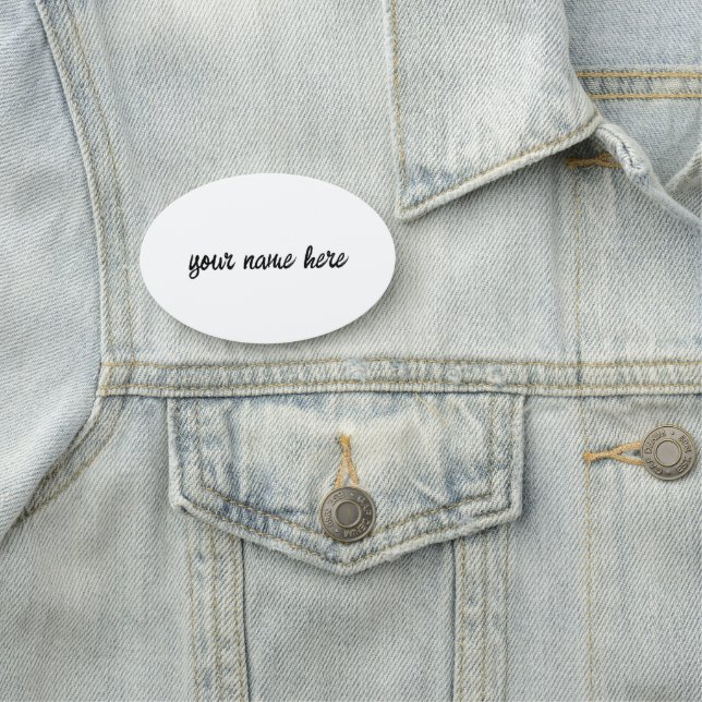 Porte-nom Personnaliser ou Customiser (En situation)