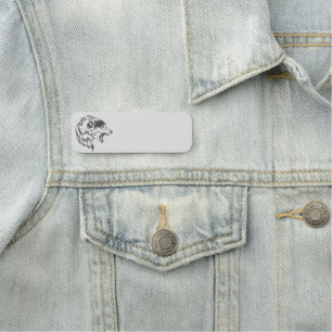 Porte-nom Personnalisez ce nom de tag animal en art graphiqu