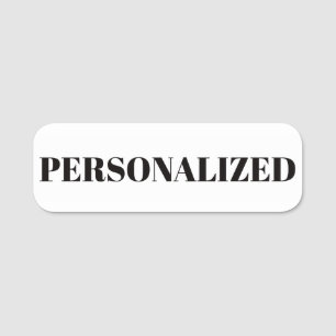Porte-nom Personnalisez le Vôtre
