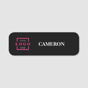 Porte-nom Personnel de l'employé du logo de base personnalis
