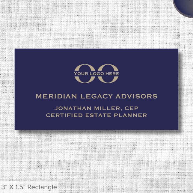 Porte-nom Personnel du logo de l'entreprise (Créateur téléchargé)