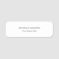 Plat professionnel minimaliste tendance