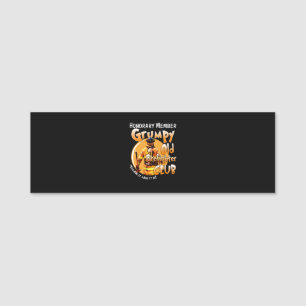 Porte-nom Pompier   Membre honoraire Grumpy Firefighter