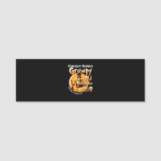 Porte-nom Pompier | Membre honoraire Grumpy Firefighter
