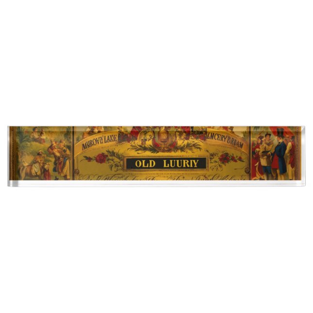 Porte-nom pour bureau (Devant)