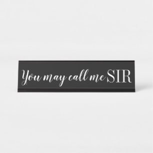 Porte-nom pour bureau