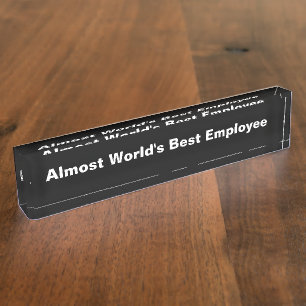 Porte-nom Pour Bureau Accessoire de bureau amusant