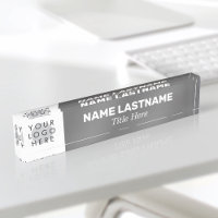 Ajouter Votre Logo Modern Bold Nom Titre Simple Gr
