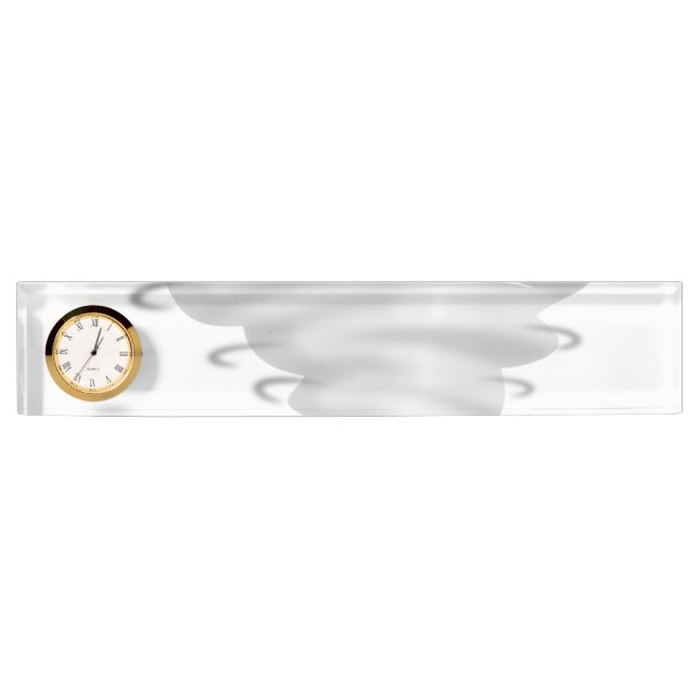 Porte-nom Pour Bureau Allée de tornade (Devant)