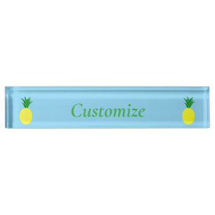 Porte-nom Pour Bureau Aloha Tonnerre de l'Ananas_Cove