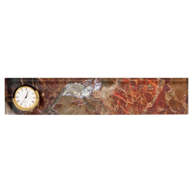 Porte-nom Pour Bureau Ammolite (Devant)