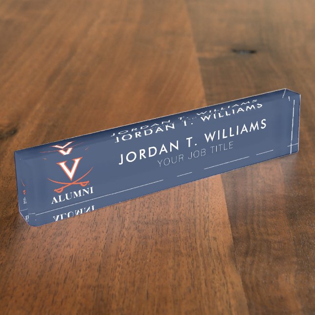 Porte-nom Pour Bureau Anciens du Sabre V (Taille)