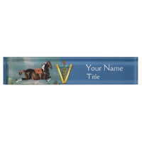 ARGUMENT DE CHEVAL "OR CADUCEUS VÉTÉRINAIRE SYMBOL