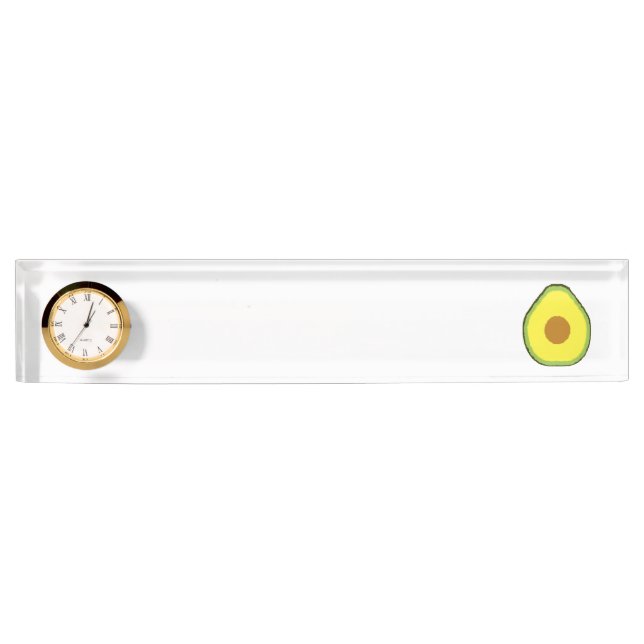 Porte-nom Pour Bureau Avocado (Devant)
