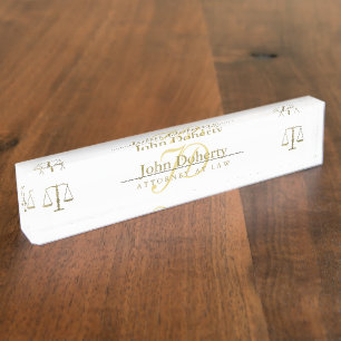 Porte-nom Pour Bureau AVOCAT de Personalizable