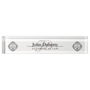 Porte-nom Pour Bureau AVOCAT de Personalizable