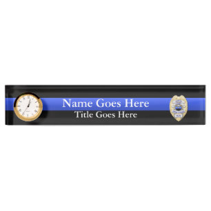 Porte-nom Pour Bureau Badges En Chef De Police À Choix Multiples Eagle R