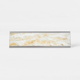 Porte-nom Pour Bureau Belle plage d'été coucher de soleil