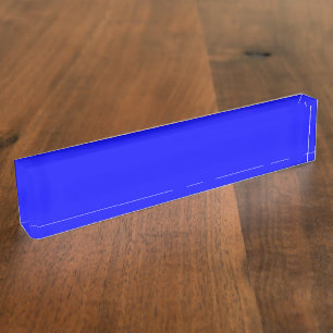 Porte-nom Pour Bureau Bleu 0303ff