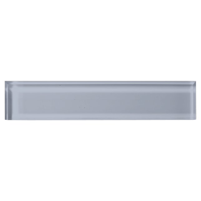 Porte-nom Pour Bureau bleu cadet (Crayola) (couleur solide) (Devant)