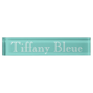 Porte-nom Pour Bureau Bleu célèbre